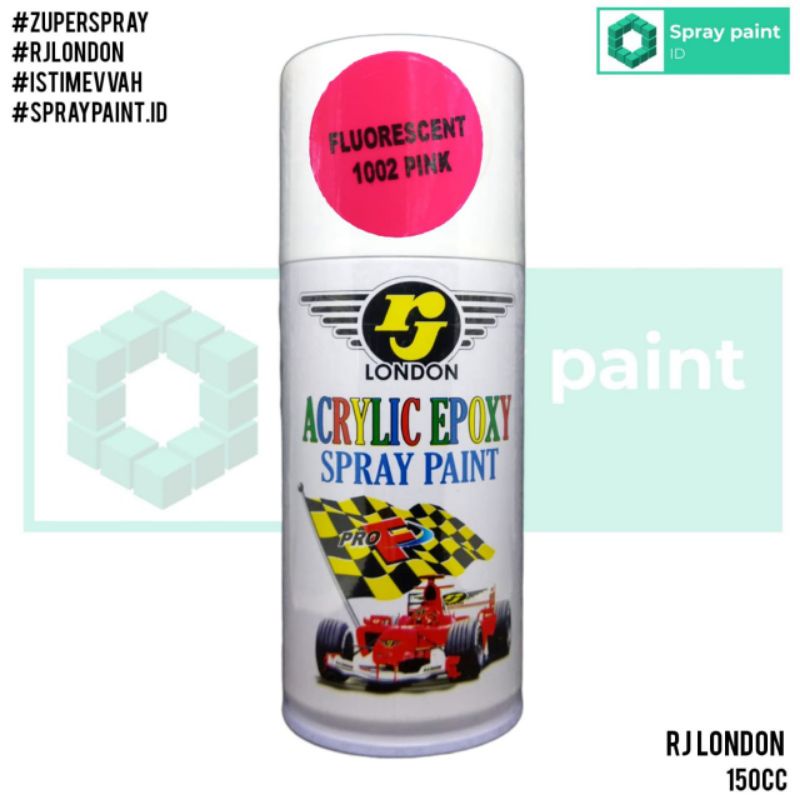 cat semprot fluorescent pink stabilo doff 150cc rj london spray paint pilok pilox