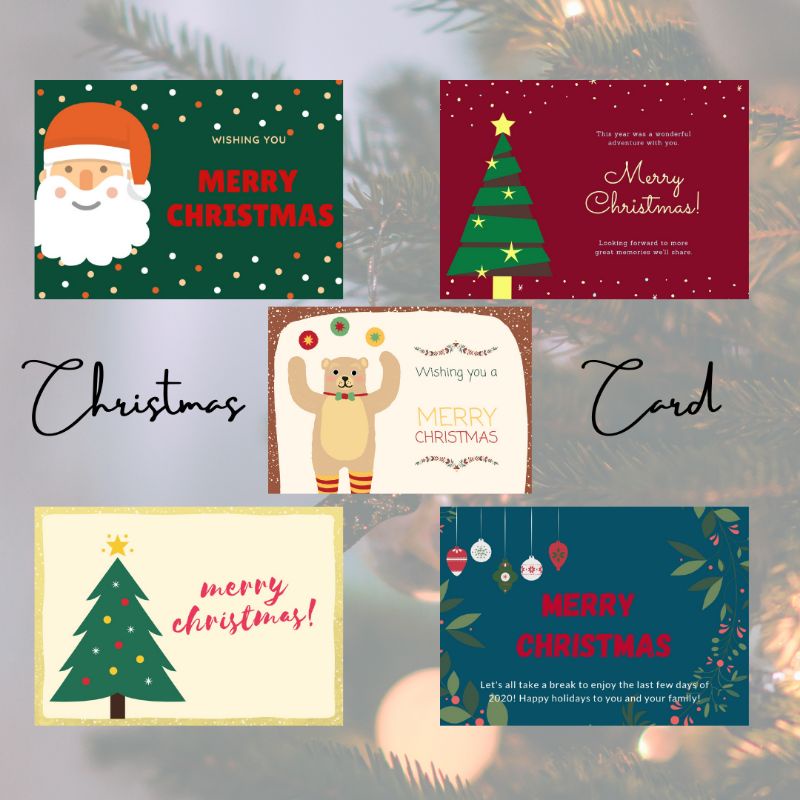 

Christmas card / kartu natal 260g dan 310g