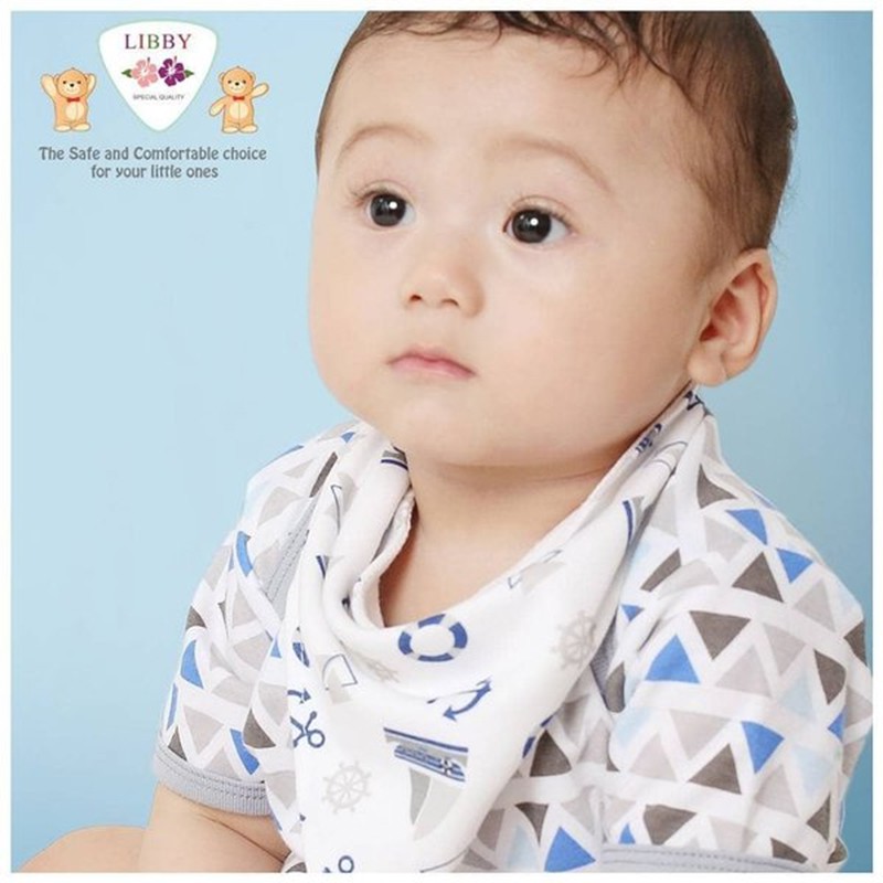 Libby Baby Scarf Bibs Slaber Celemek Bayi Set 2pcs Per Pack