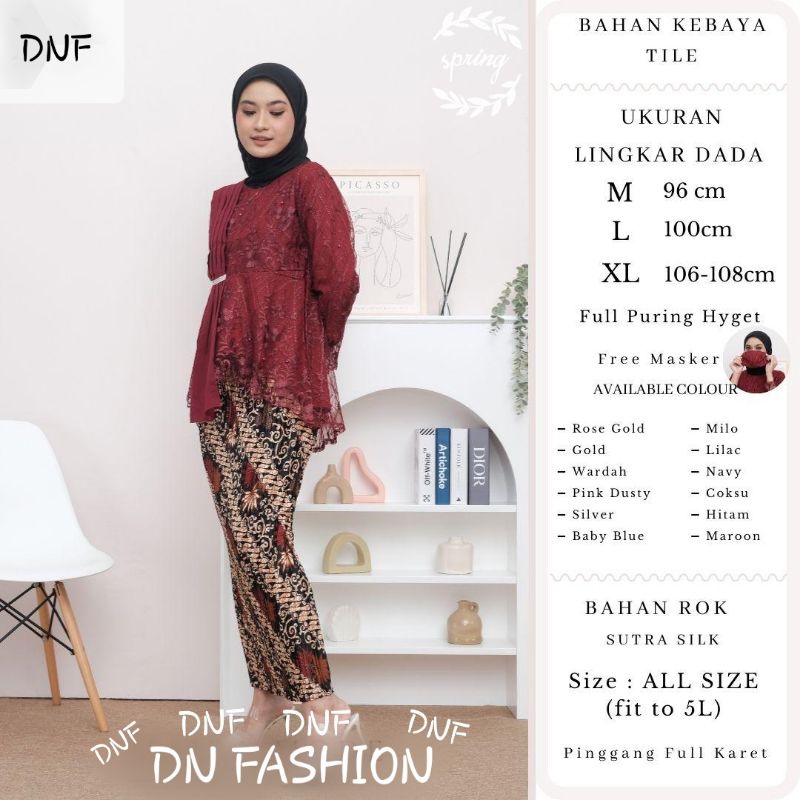 COD - KEBAYA MODERN - KEBAYA WISUDA - KEBAYA PESTA - KEBAYA AKAD - KEBAYA BRUKAT - KEBAYA TILLE - SETELAN KEBAYA - STELAN KEBAYA - KEBAYA - SETELAN AURORA - KEBAYA CANTIK - TERLARIS