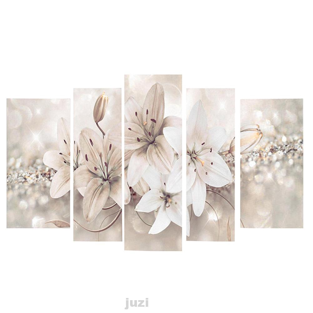Lukisan Kanvas Gantung Dinding Desain Bunga Abstrak Shopee Indonesia