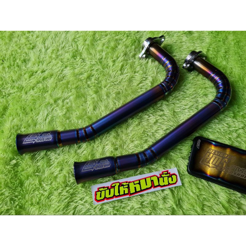 Leheran Kenalpot Titanium Ukuran 28mm/Yamaha Mio-Fino-Soul