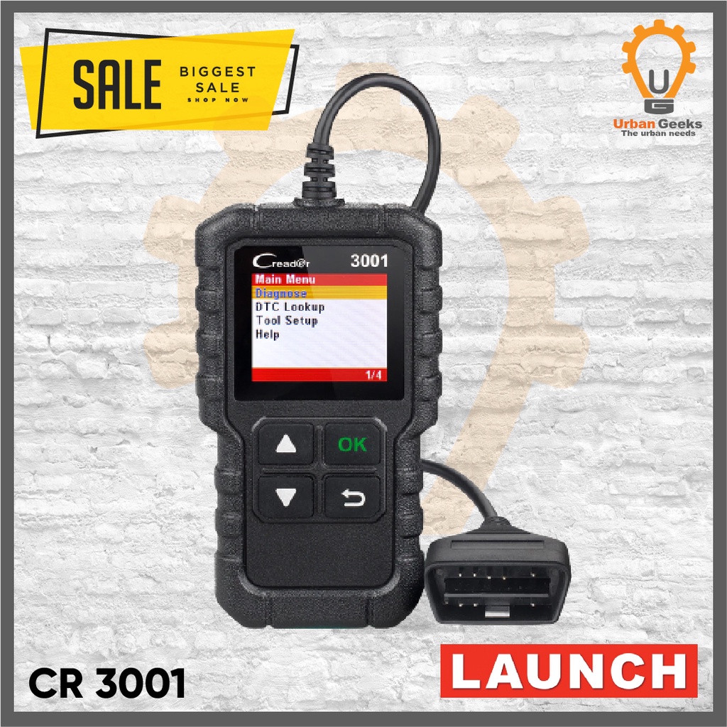 LAUNCH Creader 3001 Full OBD2 OBDII Code Reader Scan Tools Diagnostic