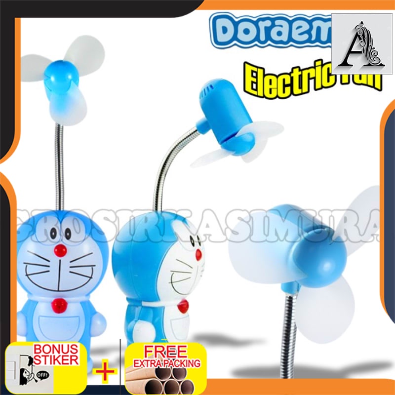 

Terlaris MINI FAN DORAEMON CUTE BIG HEAD KIPAS ANGIN FAN PORTABLE MANUAL MR211