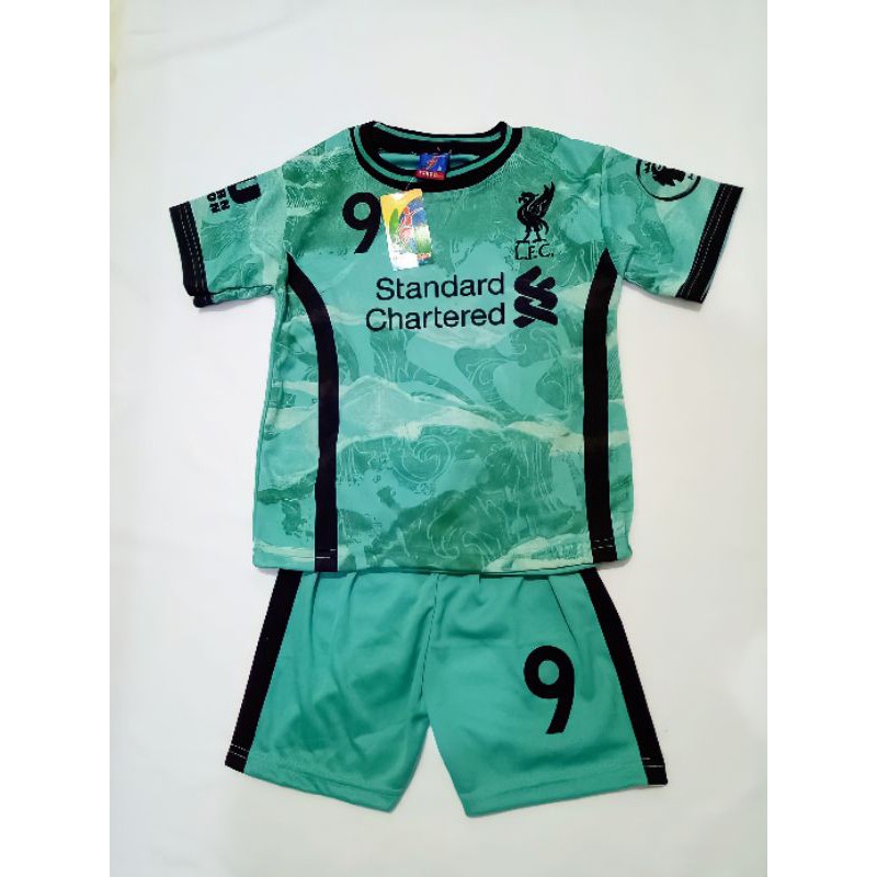 JERSEY ANAK LIVERPOOL HIJAU/ JERSEY LIVERPOOL 2020/2021/ JERSEY ANAK MURAH MERIAH