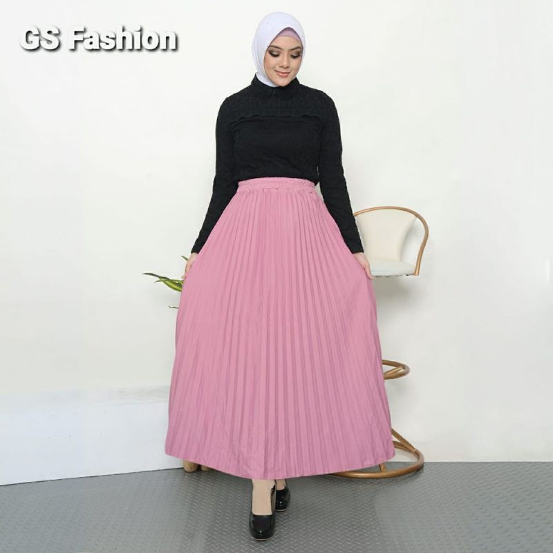 ROK PLISKET DEWASA PREMIUM//BAWAHAN WANITA//ROK PLISKET MAYUNG-dastypink