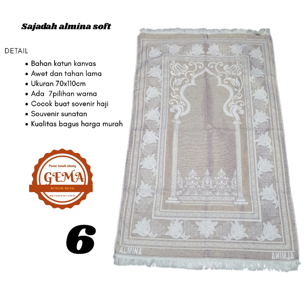 sajadah almina soft 70x110cm