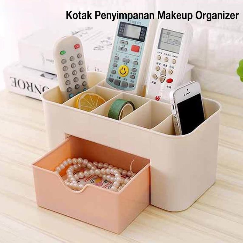 Rak Kosmetik Mini / Mini Cosmetic Storage Drawer / Kotak Penyimpanan Makeup Organizer / Rak Kosmetik Bahan plastik Tebal Untuk bermacam varian warna serbaguna / rak kosmetik serbaguna untuk menyimpan aksesoris wanita