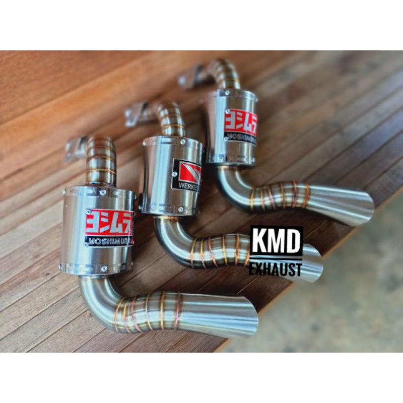 EXHAUST RACING KTM DUKE 200 250 DUKE200 RC 200 250 RC250 SLIP ON EXHAUST EKZOS MUFFLER