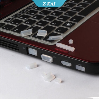 16pcs / set Dust Plugs USB Bahan Silikon Untuk Laptop / Komputer