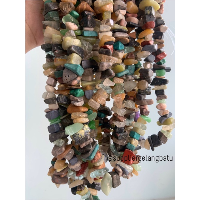 KERIKIL BESAR Batu alam batu campur 2cm mix stone natural bongkahan