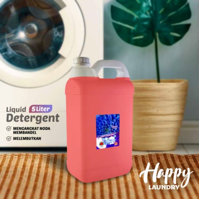 DETERJEN CAIR 5 LITER HAPPY CARE / DETERJEN KONSENTRAT / DETERJEN LIQUID