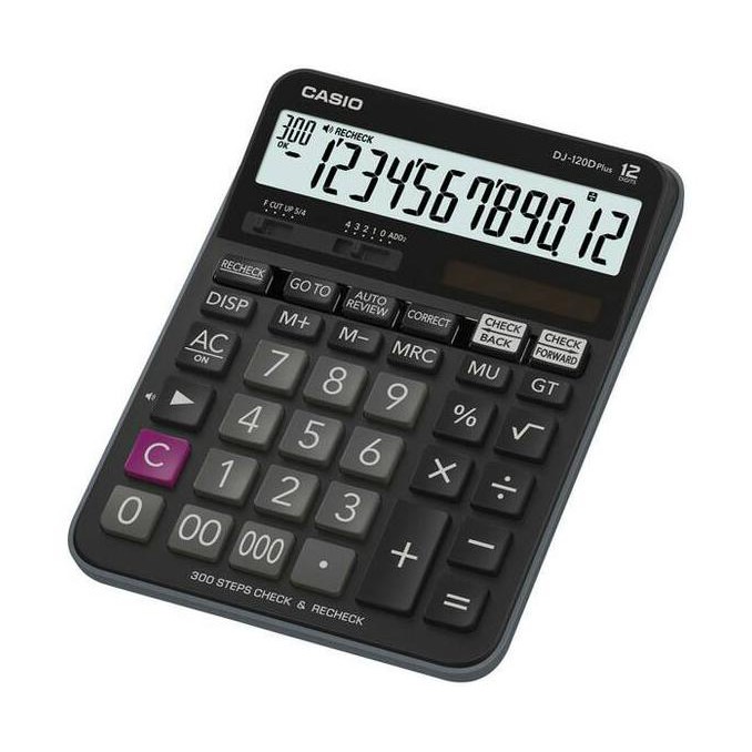 

CASIO DJ-120D PLUS - CHECK & CORRECT CALCULATOR/KALKULATOR DESKTOP - CUCI GUDANG LHOOO