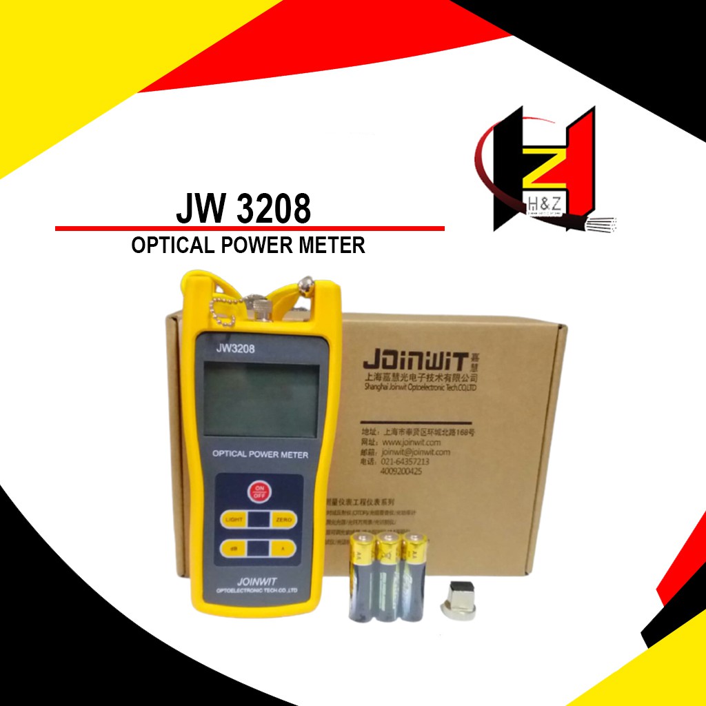 OPM jw3208 optical power meter joinwit FTTH fiber optik