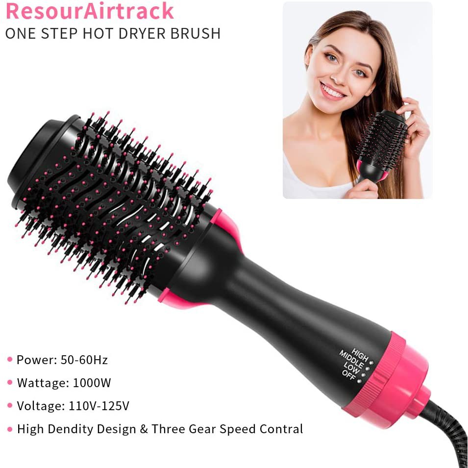 Catok One Step Sisir Rambut Hair Dryer Blow Stylish 3 in 1