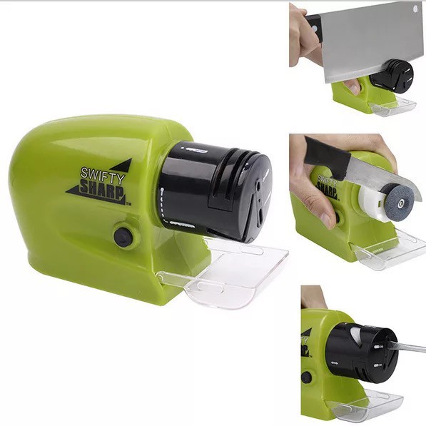 Swifty Sharp / Asahan Pisau Otomatis / Motorized Knife Sharpener