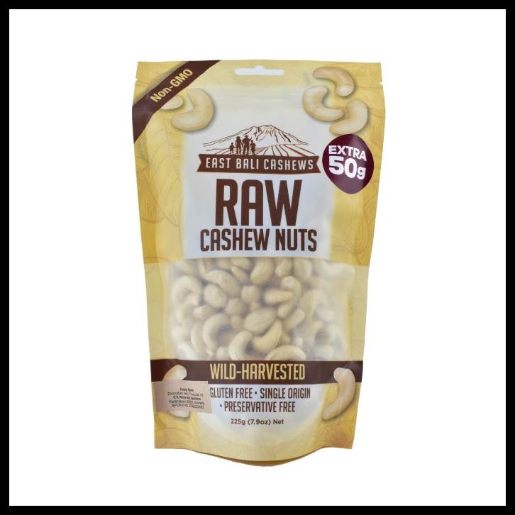 

DISKON TERBATAS !!! EAST BALI CASHEWS RAW CASHEW NUTS 225 GR TERLARIS