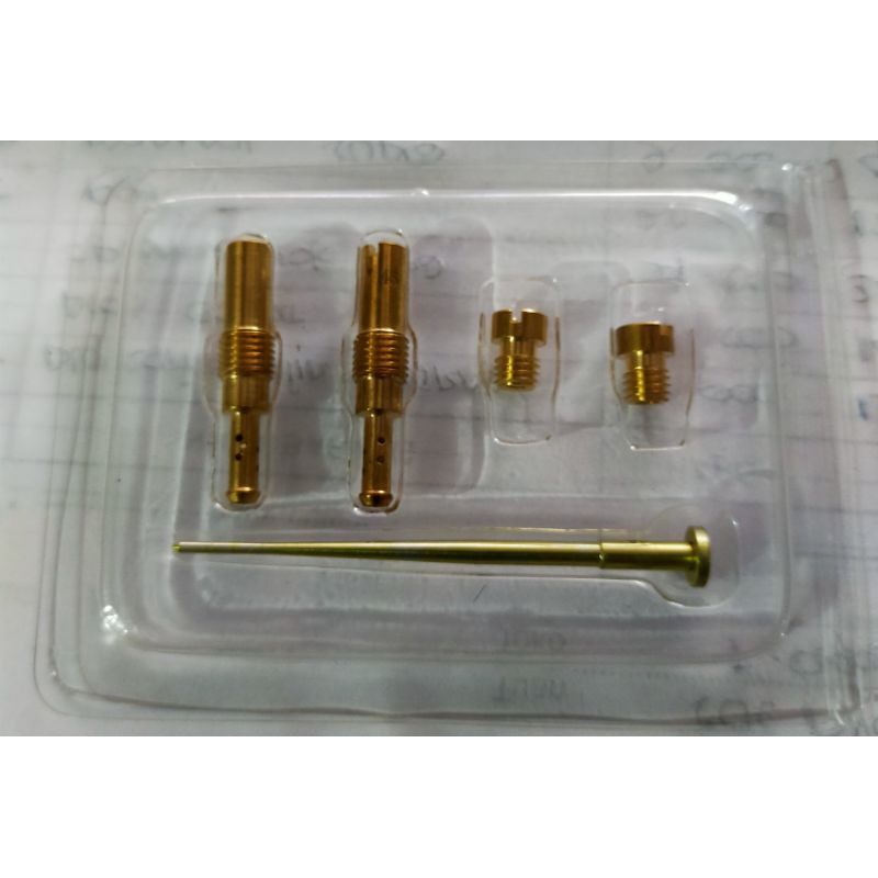 Sepaket pilot jet+main jet+jarum Pe 28 ukuran 40,45 *150,155