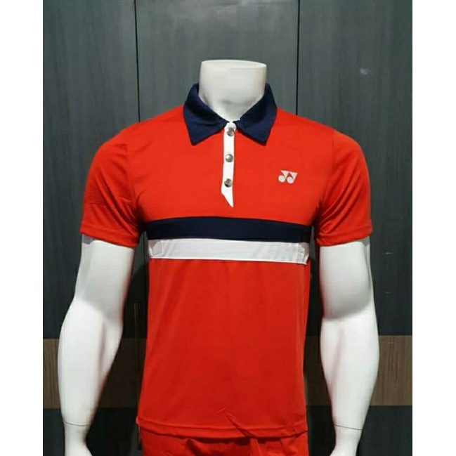 KAOS BADMINTON YONEX 21017 MERAH JERSEY BULUTANGKIS