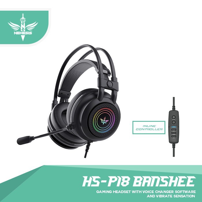 NYK BANSHEE HS-P18 7.1 Surround RGB - Gaming Headset