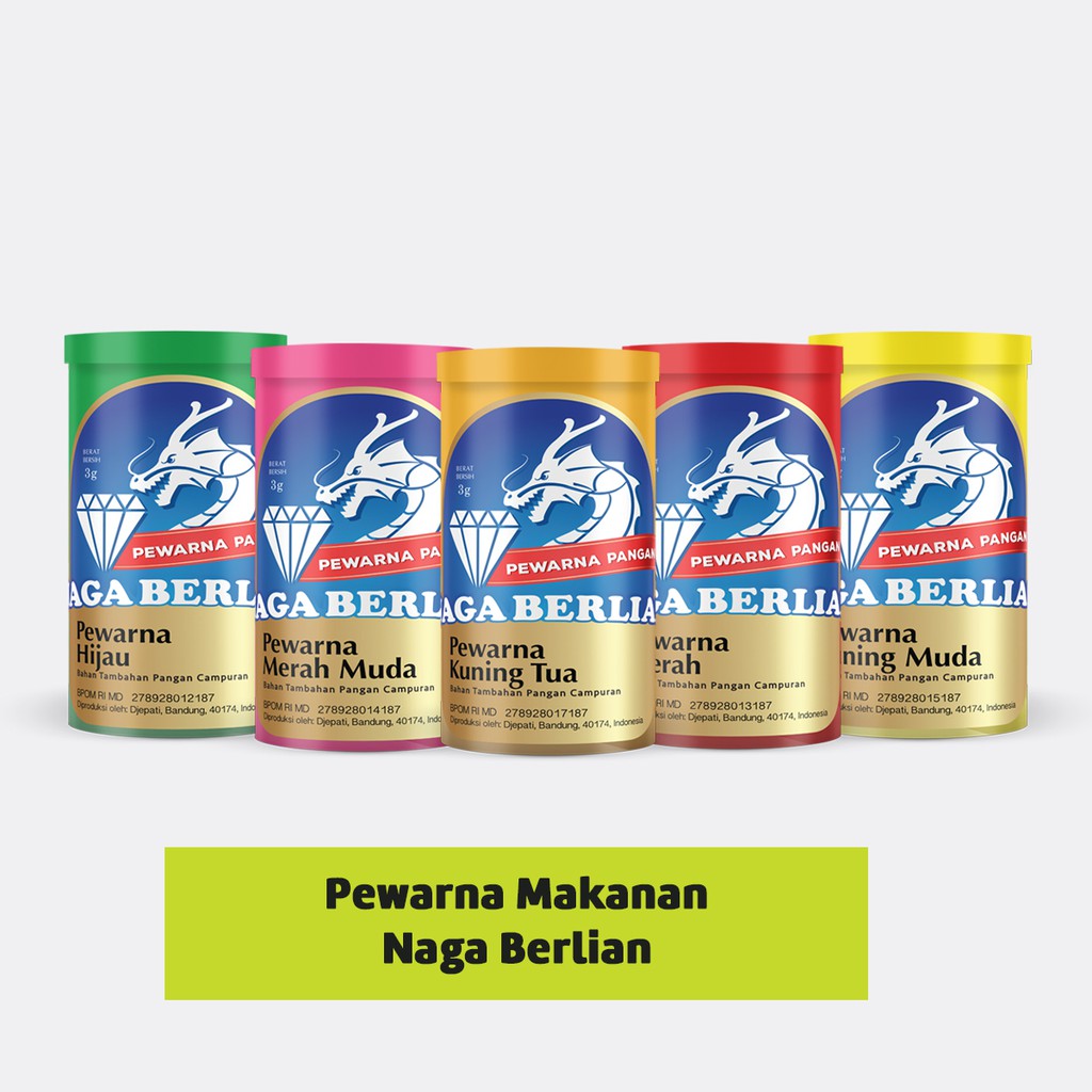 

Cap Djepati Pewarna Makanan Bubuk Naga Berlian 3 Gr