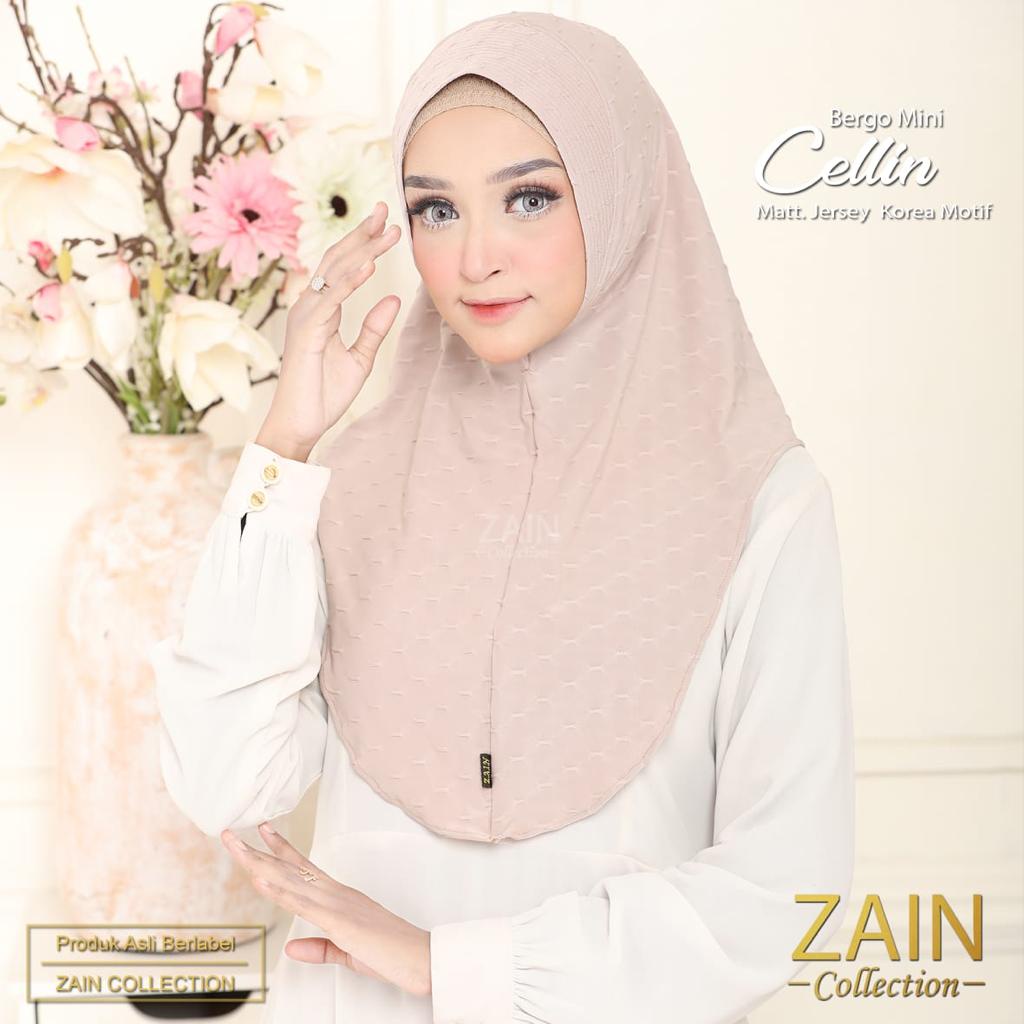 Jilbab Instan Bergo Cellin Jersey Ori Zain Collection-2