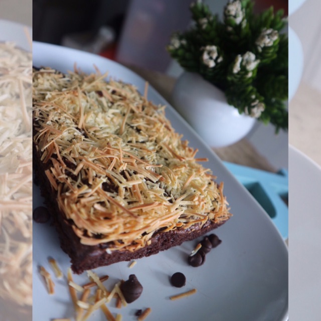 

Fudgy brownies. Brownies panggang