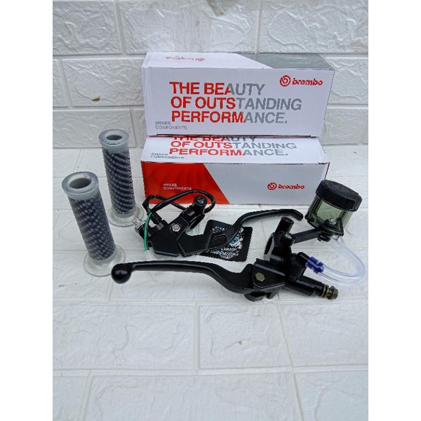 master rem set kiri kopling kanan master Brembo tabung smoke Besar handle kopling kiri scarlet rxkin