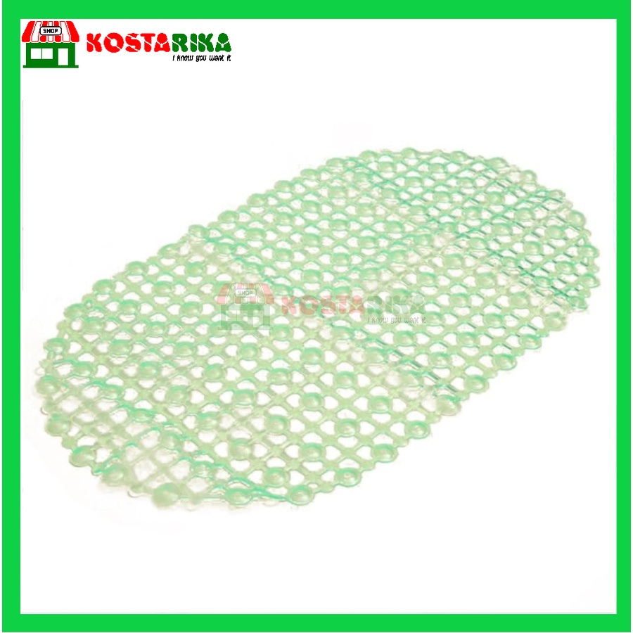 KOSTARIKA Keset Kamar Mandi Anti Licin / Alas Kaki Toilet Dapur / Karpet Lantai Silikon Suction Cup Bathroom Anti Slip Mat PVC Anti Slip