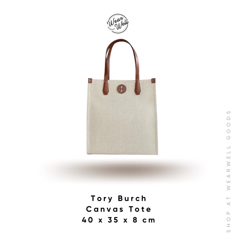 Tory burch canvas tote