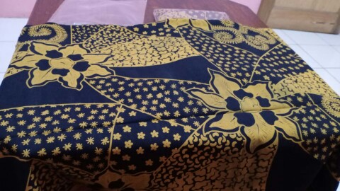 Kain Batik Solo Katun Paris Premium Kuning