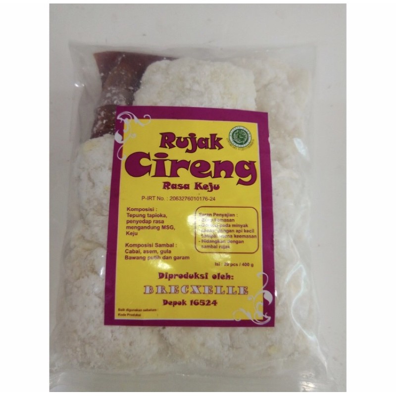 

Rujak cireng aneka rasa 400 Gram