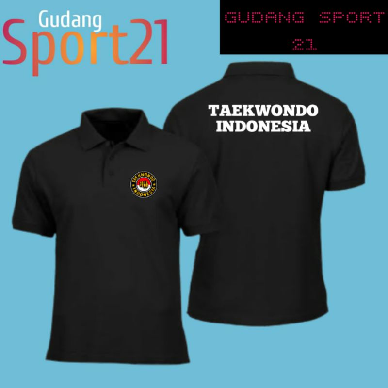 kaos polo kerah TAEKWONDO INDONESIA