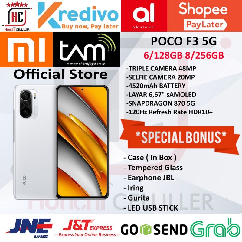 xiaomi poco f3 ram 6/128 giga garansi tam