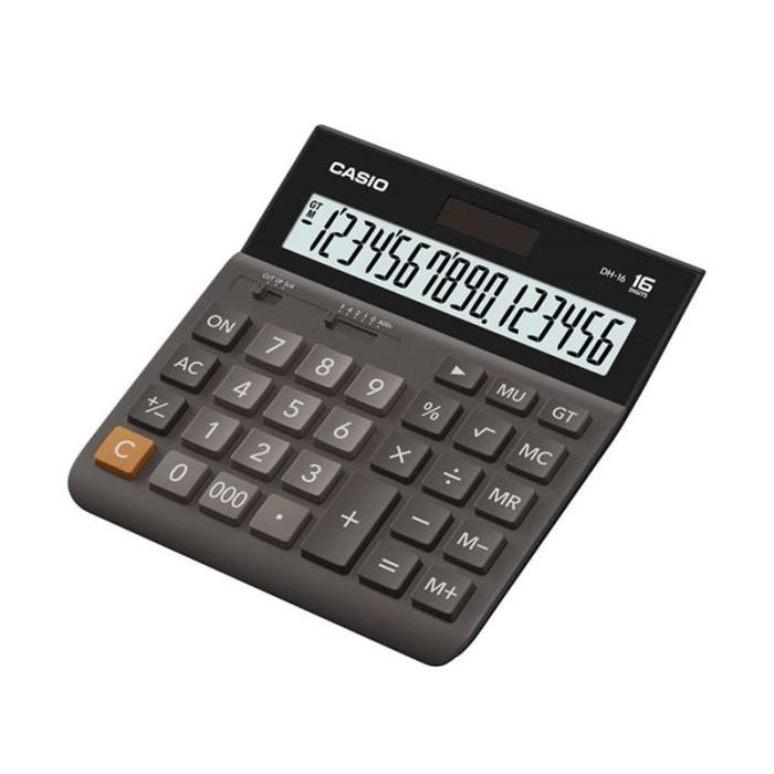 

Calculator Casio Dh 16 - Calculator Desktop Kalkulator Meja Kantor Office Dh-16