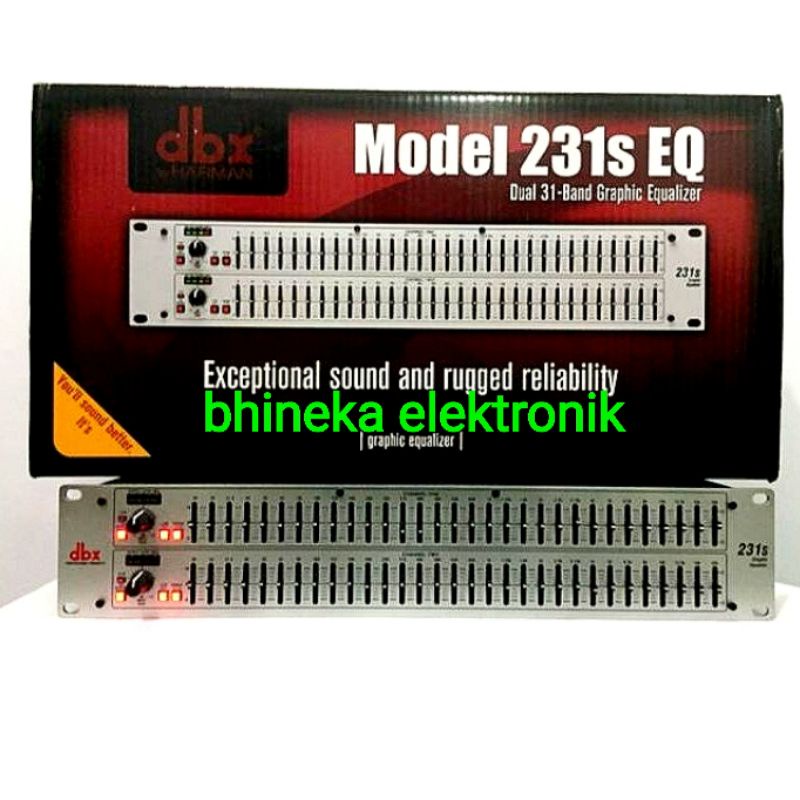 Equalizer DBX 231 S equalizer dbx231s silver 2X31 channel