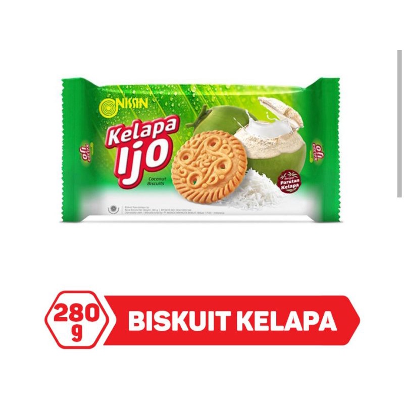 

NISSIN Biskuit Kelapa Ijo 280g