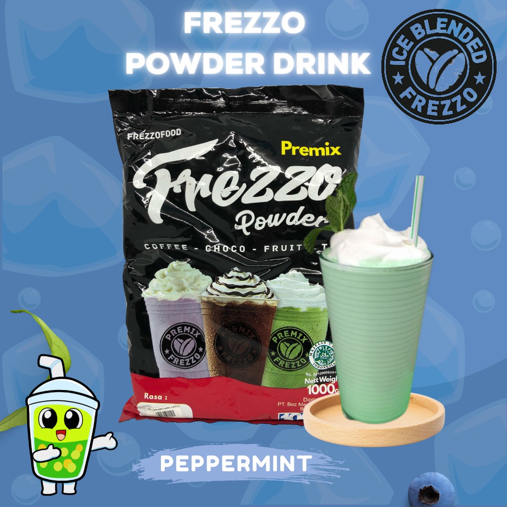 Frezzo Bubuk Minuman Rasa Peppermint / Peppermint Powder 1 Kg