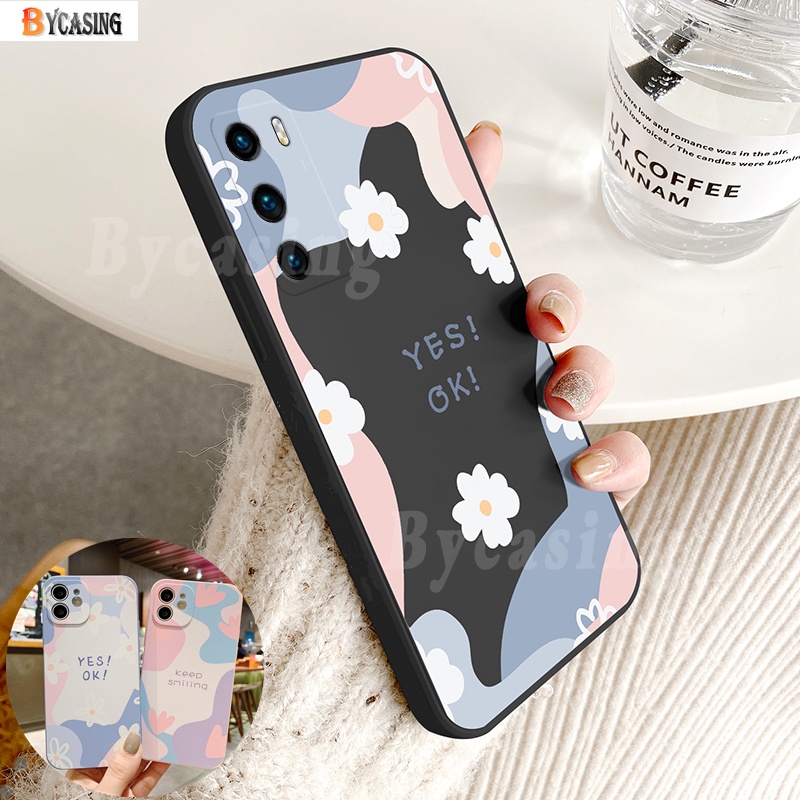 Soft Case Silikon Tpu Motif Bunga Daisy Untuk Samsung A04S A04 A13 A03S A02S A12 A51 A71 A50S A30S A20 A10 A11 M11 J7 Pro