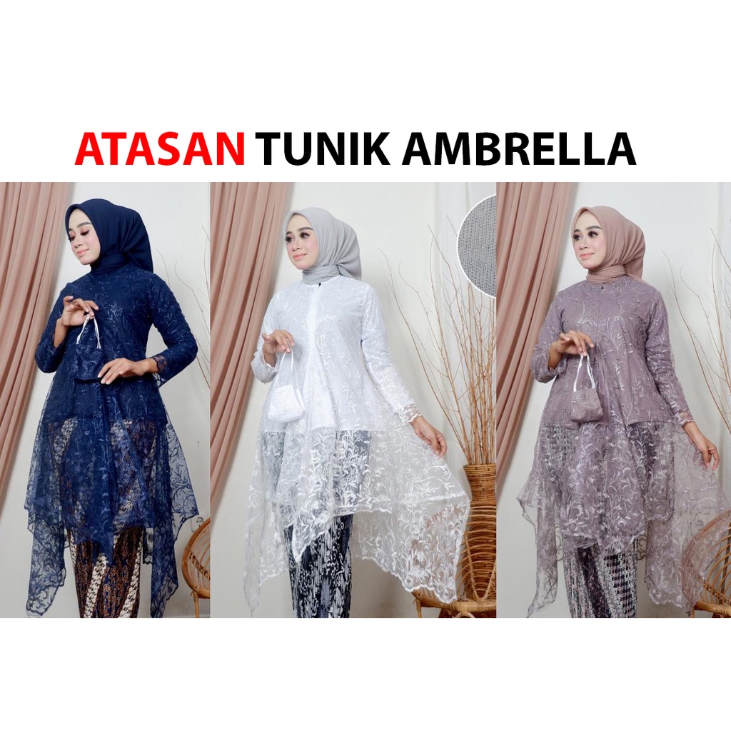 Kebaya Tunik Ambrella/Kebaya Tunik Arumi/kebaya mauri
