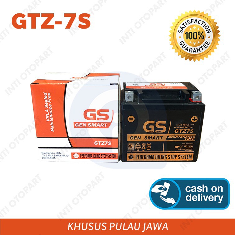 Accu Aki Motor GTZ-7S Gen Smart GS Original