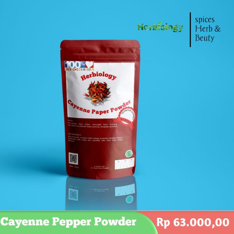 

Cayenne powder/ Bubuk cabe rawit merah