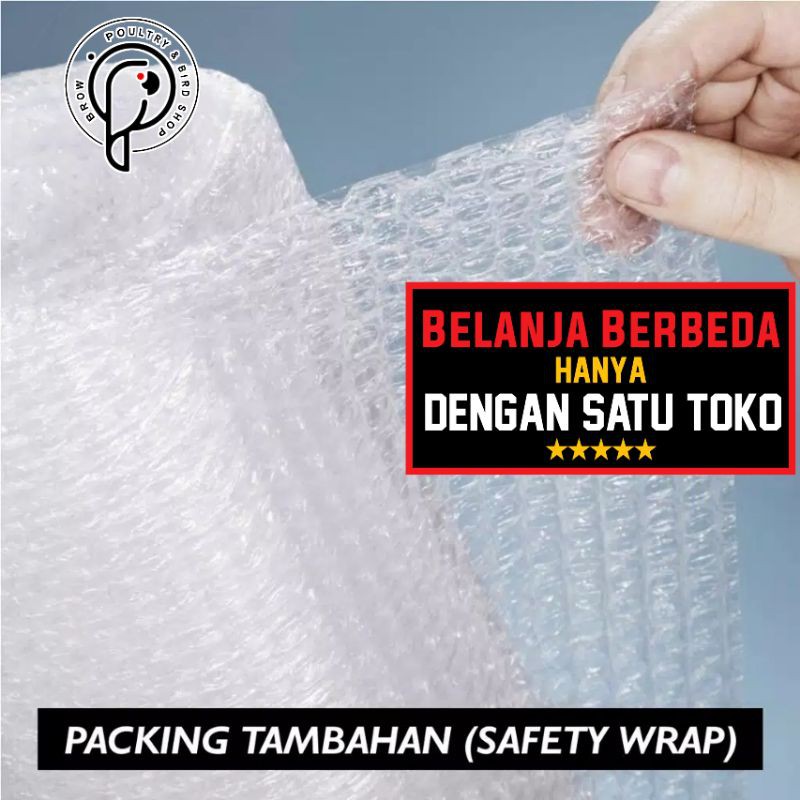 

PACKAGING PACKING TAMBAHAN BUBLE WRAP SAFETY WRAP