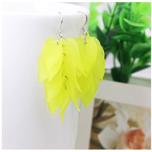 Anting Fashion Gaya Korea Model Daun Murah Berkualitas