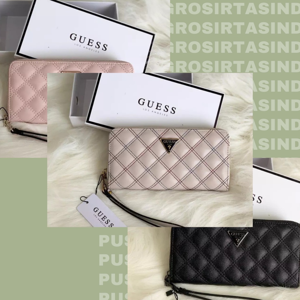 DOMPET WANITA GB-3186 RYAN QUILTED LONG WALLET