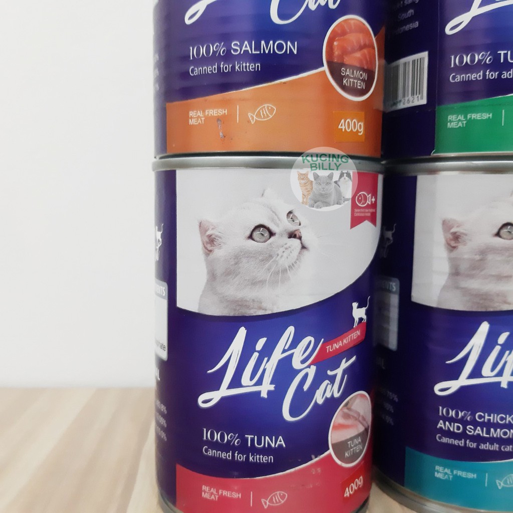 Life 400gr KALENG makanan kucing basah life cat