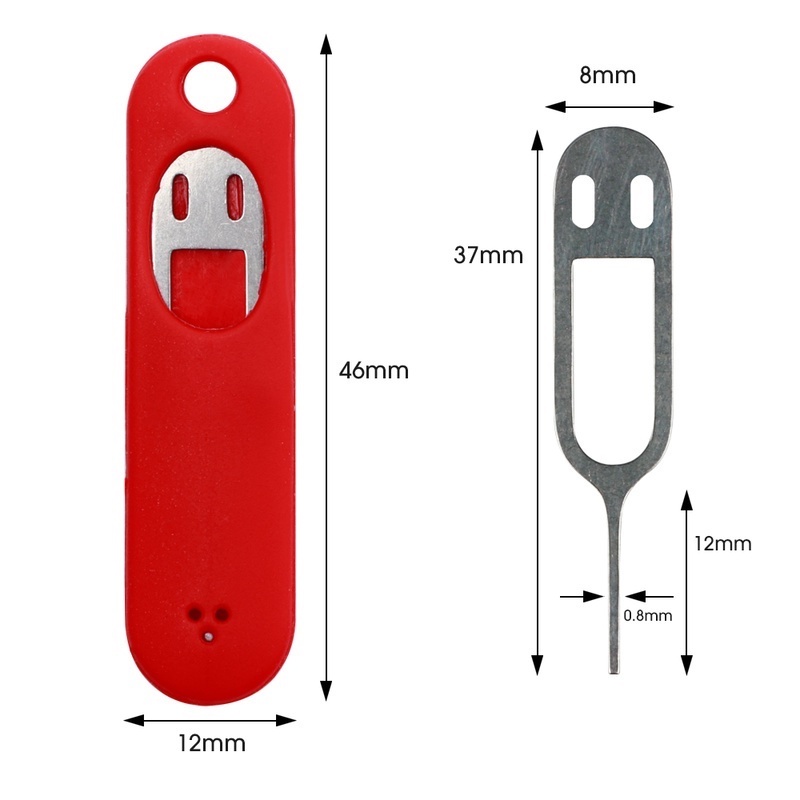 Gantungan Kunci Mini Portable Dengan Slot Kartu SIM Anti Hilang Bahan Silikon