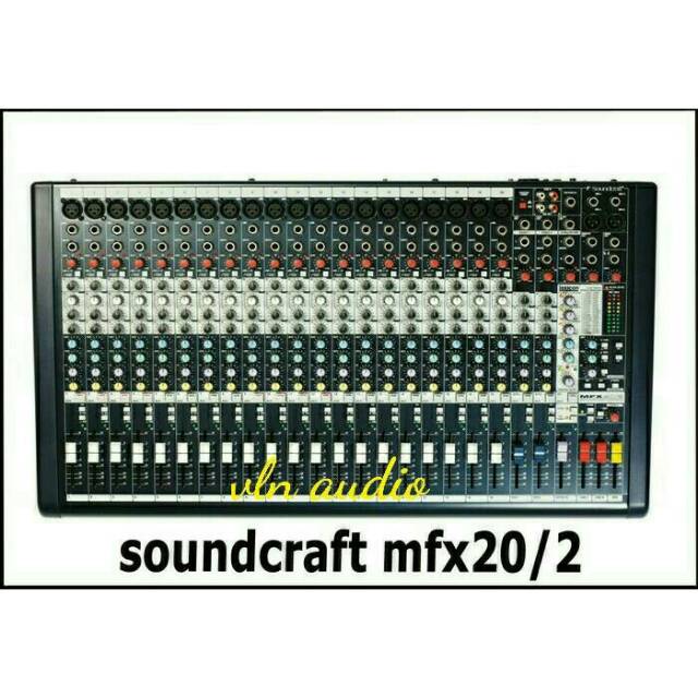Mixer SOUNDCRAFT MFX 20/2  MFX20/2