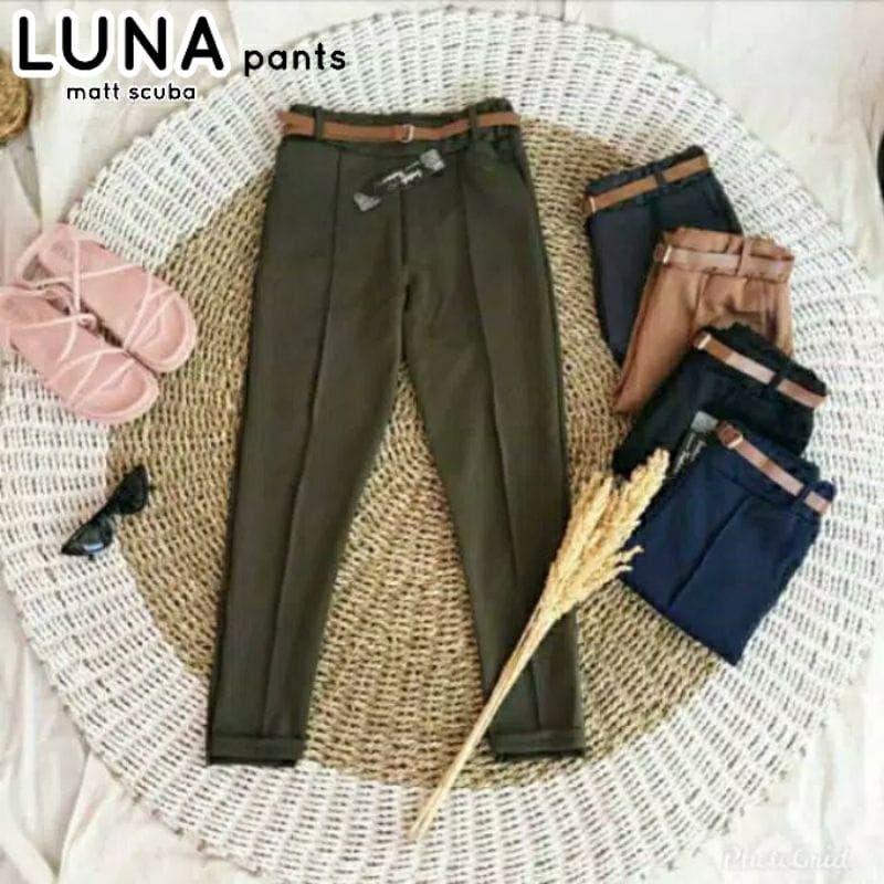 [Fashion Wanita] BAGGYPANTS WANITA TRENDY | sila pants scuba legging terlaris