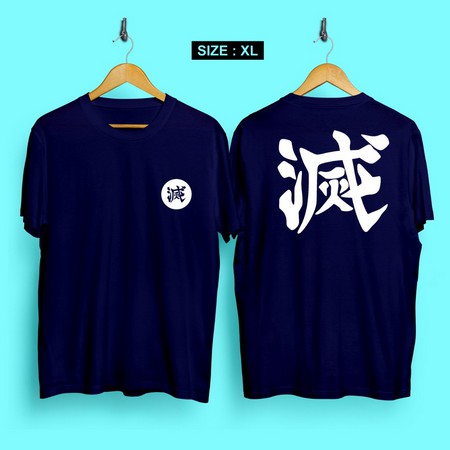 MSDC Kaos Pria Kaos Distro XL ANIME KIMETSU CN629